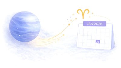 Neptune n'entrera en Bélier que le 26 janvier 2026 pour un tout nouveau cycle de 14 ans dans le signe de l'action.